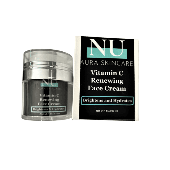 Nu Aura Skincare Vitamin C Collagen Boosting Facial Moisturizer for Face & Neck From our Organic Line