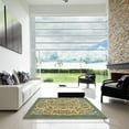 thumbnail image 7 of Ahgly Company Machine Washable Indoor Rectangle Abstract Dark Olive Green Area Rugs, 6' x 9', 7 of 7