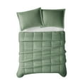 thumbnail image 3 of Cannon Solid Green Twin/Twin XL 2 Piece Comforter Set, 3 of 5