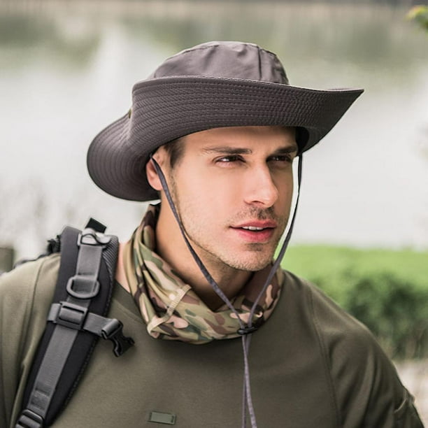 UV Protection Bucket Hat Men Sun Hat Fisherman S Hat Outdoor Straw