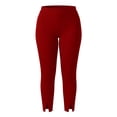 thumbnail image 7 of QQNHM Plus Size Yoga Pants For Women Elastic Waist Leggings Stretch Slim Athletic Work Trousers, 7 of 7