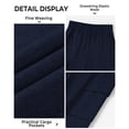 thumbnail image 7 of Generic Girls Casual Sweatpants Kids drawstring Cargo Pants Teen Girls Wide Leg Baggy Joggers Pants Pockets Dance School Uniform, 7 of 7