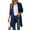 Navy, variant on Jyeity New Fashion Jackets Open Front Sleeve Solid Blouse Coat Dressy Tops For Women Wineize M(US:6)