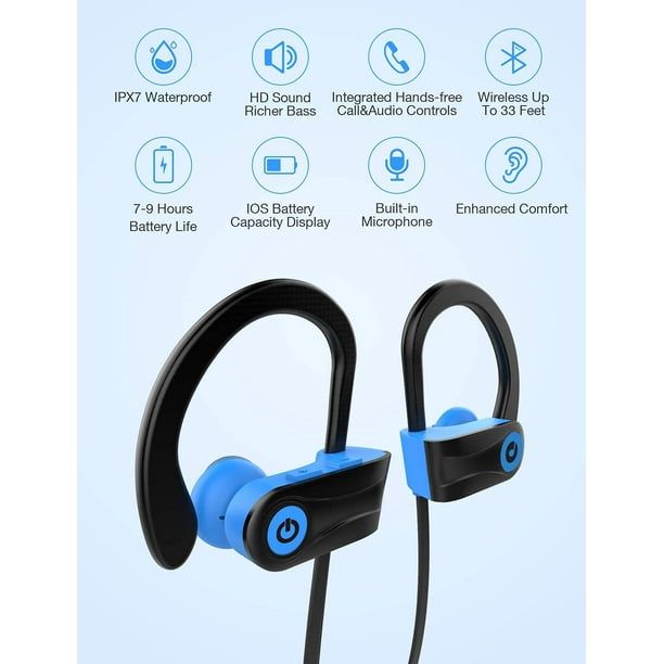 Auriculares Bluetooth Otium Auriculares deportivos inalámbricos