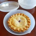 Easy Carry Pie Keeper Stay Fresh & Hinged Lid Universal Fit for Pies BPA Free Plastic
