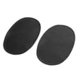 thumbnail image 1 of 2 pieces Pu Leather Patch Sew On Repir Elbow Knee - Black, 1 of 8