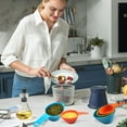 thumbnail image 6 of Clearance Tableware under $6 Measuring Cup 4 Pieces/Set Of Colored Plastic Measuring Spoon Measuring Cup Combination Flour Baking Spoon Measuring Spoon Set, 6 of 9