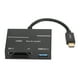 thumbnail image 3 of Lector de tarjetas de almacenamiento tipo C a XQD USB3.0/2.0 compatible de alta velocidad con indicador de trabajo LED, 3 of 5