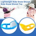 thumbnail image 5 of BESTSKY 2026 New Kids Snow Shovel Anti-Slip Ergonomic Handle Winter Outdoor Snow Game Tool Multifunctional Toddlers Summer Beach Sand Shovel, 5 of 7