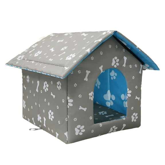 BESTSKY Cat House,All-Weather Shelter Heated Outdoor Cat House,Ideal Outdoor Protection Heated Cat House for Outside,Style1,40*38*35cm