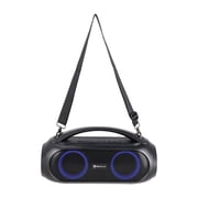 (2) Rockville GO PARTY MAX BASS Portable LED Bluetooth Speakers w/Wireless Link