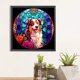 thumbnail image 4 of Pintura de diamante 5D DIY, taladro redondo completo, vidrieras, Kit de decoración para perros, 30x30cm, 4 of 9