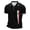 Black, variant on Men's Mexican Short Sleeve Polo Shirt Comfortable Breathable Casual Knit Top,White,S
