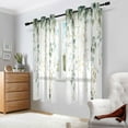 thumbnail image 2 of Yayeee Window Curtains Set of 2 for Living Room Light Filtering 63"x42", Leaf, 2 of 7