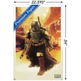 thumbnail image 3 of Star Wars: The Book of Boba Fett - Boba In Canyon Wall Poster with Pushpins, 22.375" x 34", 3 of 3