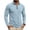 Light Blue, variant on Wrtxtat Retro Quarter Zip Sweatshirts for Men Collared Long Sleeve Washed Printed Fall Summer Workout Travel Vacation Golf Pullover Tee Tops Wine XL