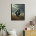 thumbnail image 4 of Paint By Numbers Kit for Adults Beginner - DIY Rhino Sunbeams Grassland Stormy Sky Canvas Painting Kits for Adults, Frameless Paint By Number for Adults for Home Wall Decor 16x20 Inch, 4 of 7