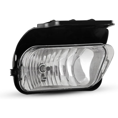 Fog Lights Lamps Assembly Compatible with 2003-2006 Chevy Silverado 1500/2500/3500/1500HD/2500HD,2002-2006 Chevy Avalanche w/o Body Cladding(Clear Lens/Passenger Right Side)