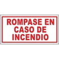 thumbnail image 1 of Estiquer Adhesivo para Quimicos Etiquetas para Identificar Agentes Extinguidores 24x14 cm De Identificación Rómpase en C, 1 of 1