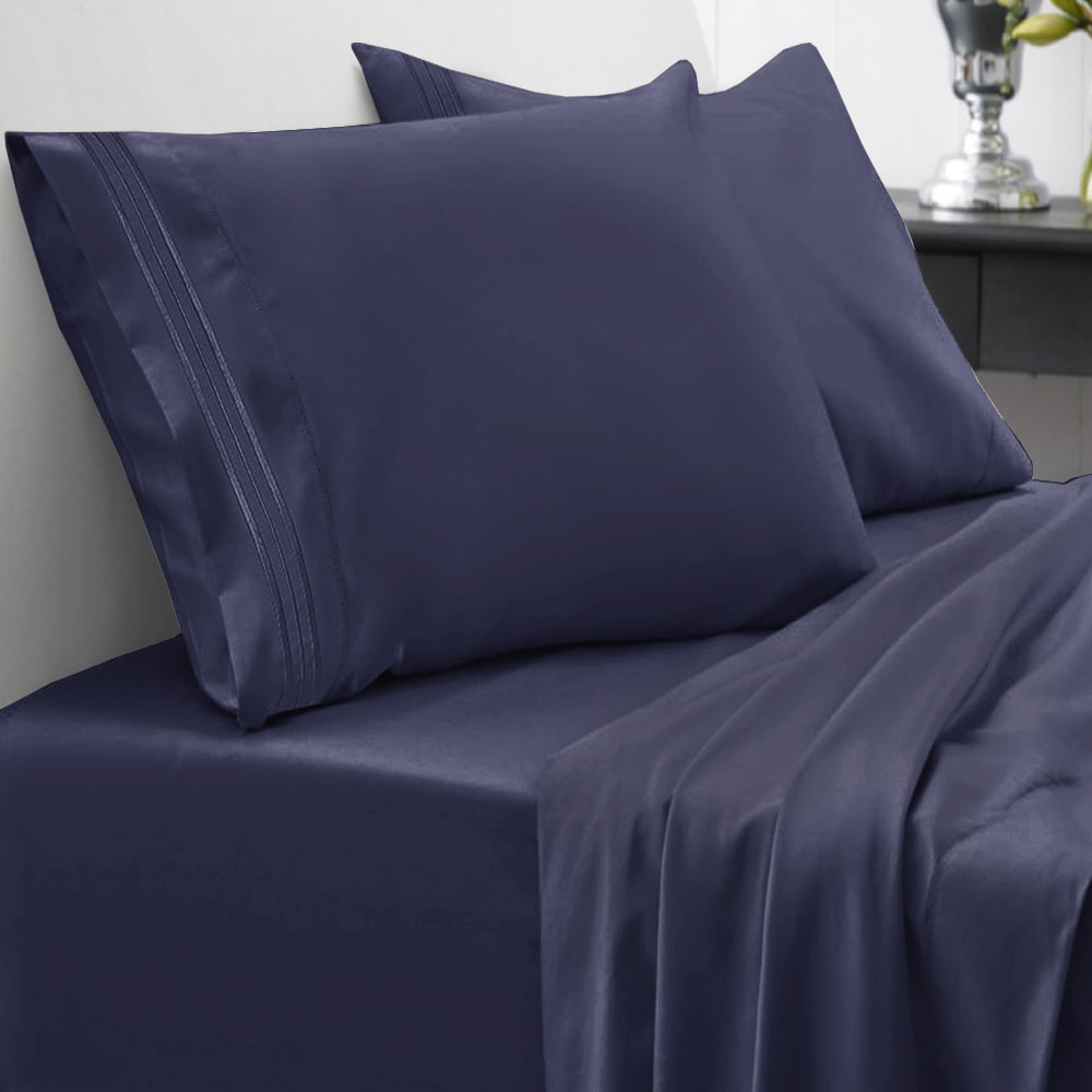 Details about  / Glorious Bedding Items Egyptian Blue Solid Deep Pocket Egyptian Cotton US Sizes