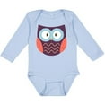 thumbnail image 3 of Inktastic Owl Boys or Girls Long Sleeve Baby Bodysuit, 3 of 5