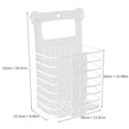 thumbnail image 2 of Xoxingysm Laundry Basket Laundry Basket Foldable Plastic Small Dirty Laundry Basket Basket Hanging Laundry Basket with Handle Foldable Tall Laundry Basket Storage Suitable for Dorm, 2 of 2