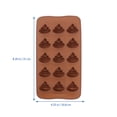 thumbnail image 2 of unbranded 3Ud Para Gelatinas Y Chocolates Con Forma De En Silicona Color Café, 2 of 6