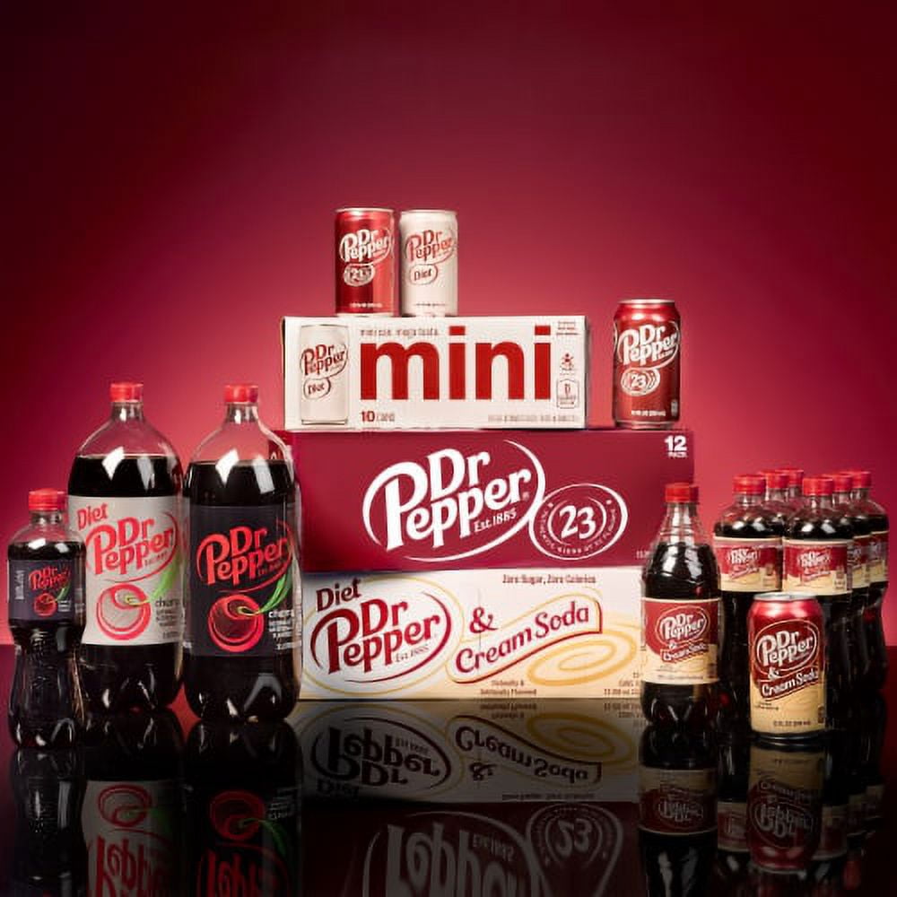 Pack of 2 - Diet Dr Pepper Soda Cans 12 pk / 12 fl oz