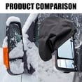 thumbnail image 4 of Dbuoem 1 Pair Car Rearview Mirror Cover Oxford Cloth Adjustable Drawstring Snow Sun Dust Auto SUV Side Wing Mirror Guard Protector, 4 of 8