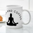 thumbnail image 5 of CafePress - Yoga And Coffee - 11 oz Ceramic Mug - Novelty Coffee Tea Cup, 5 of 6