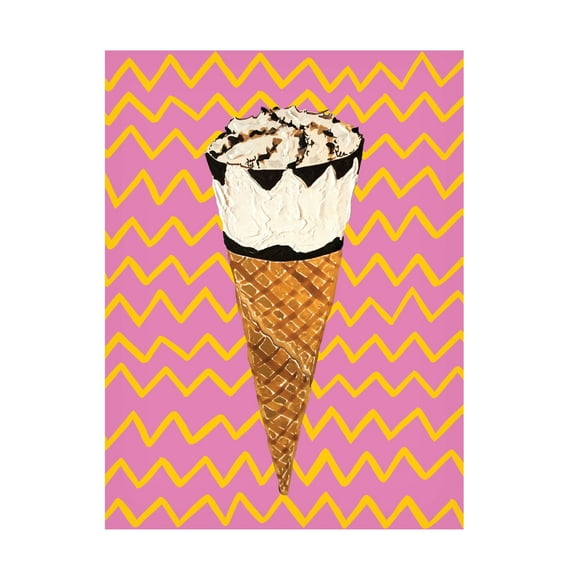 Trademark Fine Art Alice Straker Cornetto Pink Canvas Wall Art