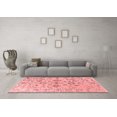 thumbnail image 3 of Ahgly Company Indoor Square Oriental Red Industrial Area Rugs, 7' Square, 3 of 4