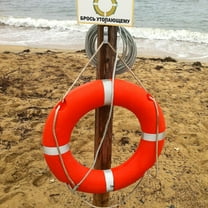 BESTONZON Stainless Steel Life Ring Hanger Durable Boat and Pool Safety Hook