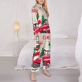 thumbnail image 4 of Bingfone Womens Pajama Sets Merry Christmas 1 Print,Long Sleeve Loungewear Pajamas Set-Medium, 4 of 9