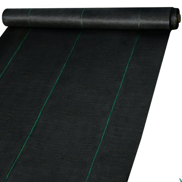 VEVOR 6ft x 300ft Woven Weed Barrier Landscape Fabric Geotextile Fabric Heavy Duty 1.5oz Weed Barrier Ground Cover Woven Barrier Cloth Blocker Mat