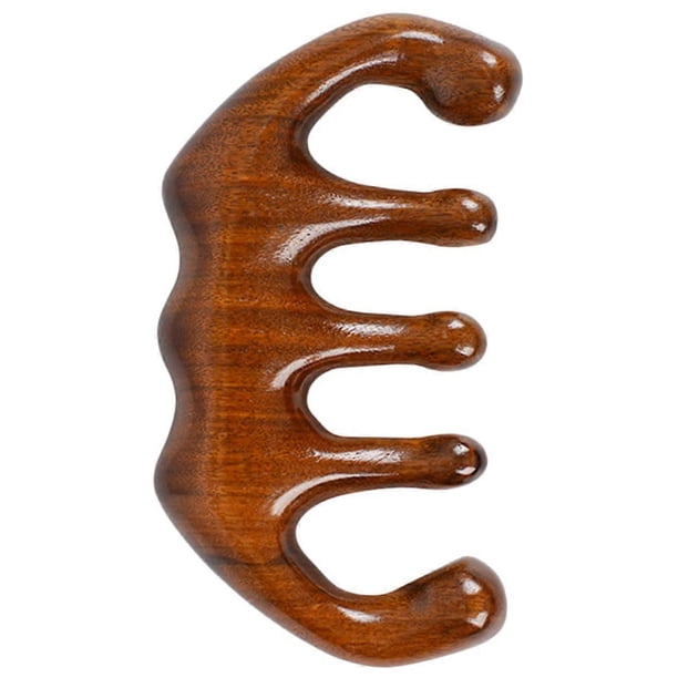 Wooden Hair Comb Wide Tooth Detangling Brush for Hair Growth and Scalp Massage