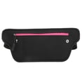 thumbnail image 2 of Outdoor Waist Pack, Waist Bag Adjustable Strap Close Fitting Neoprene  For Exercise Rose Red, 2 of 8