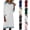 🔥 Black, variant on Sentmoon Cocktail Dresses for Women Dress Women's solid color casual long sleeved lapel denim patchwork cuff hem pullover dress for Yoga and Athletic Activities Gray S