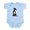 Sky Blue, variant on CafePress - Nblkw Pup Tilt Infant Bodysuit - Baby Light Bodysuit, Size Newborn - 24 Months