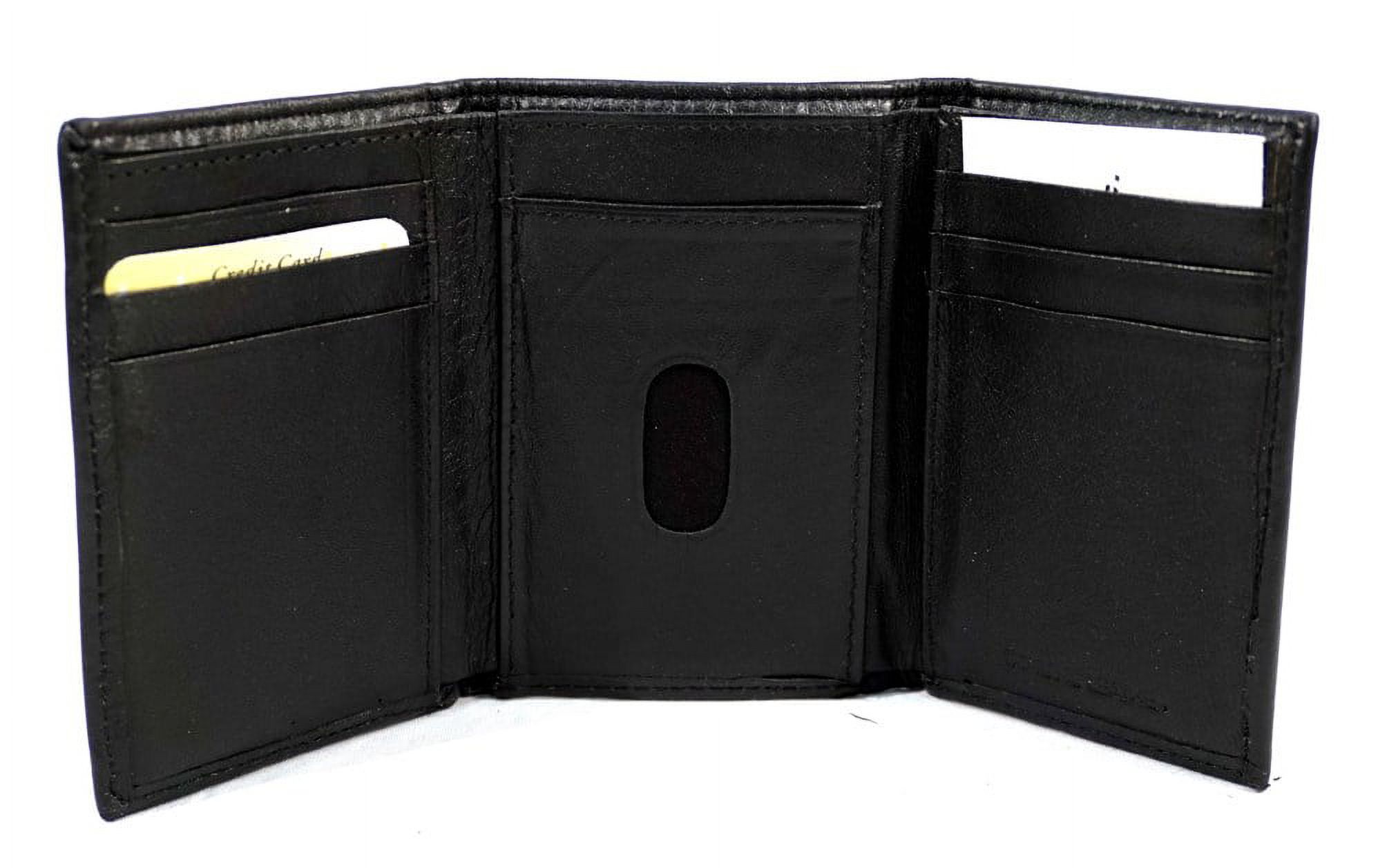 South Carolina NCAA Gamecocks Embroidered Black Leather Trifold Wallet - image 2 of 2
