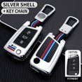 thumbnail image 4 of Car Key Fob Cover Case Protector Zinc Alloy Remote Car Key Fob Shell Case Cover Holder For VW Jetta Golf 7 Polo, 4 of 9