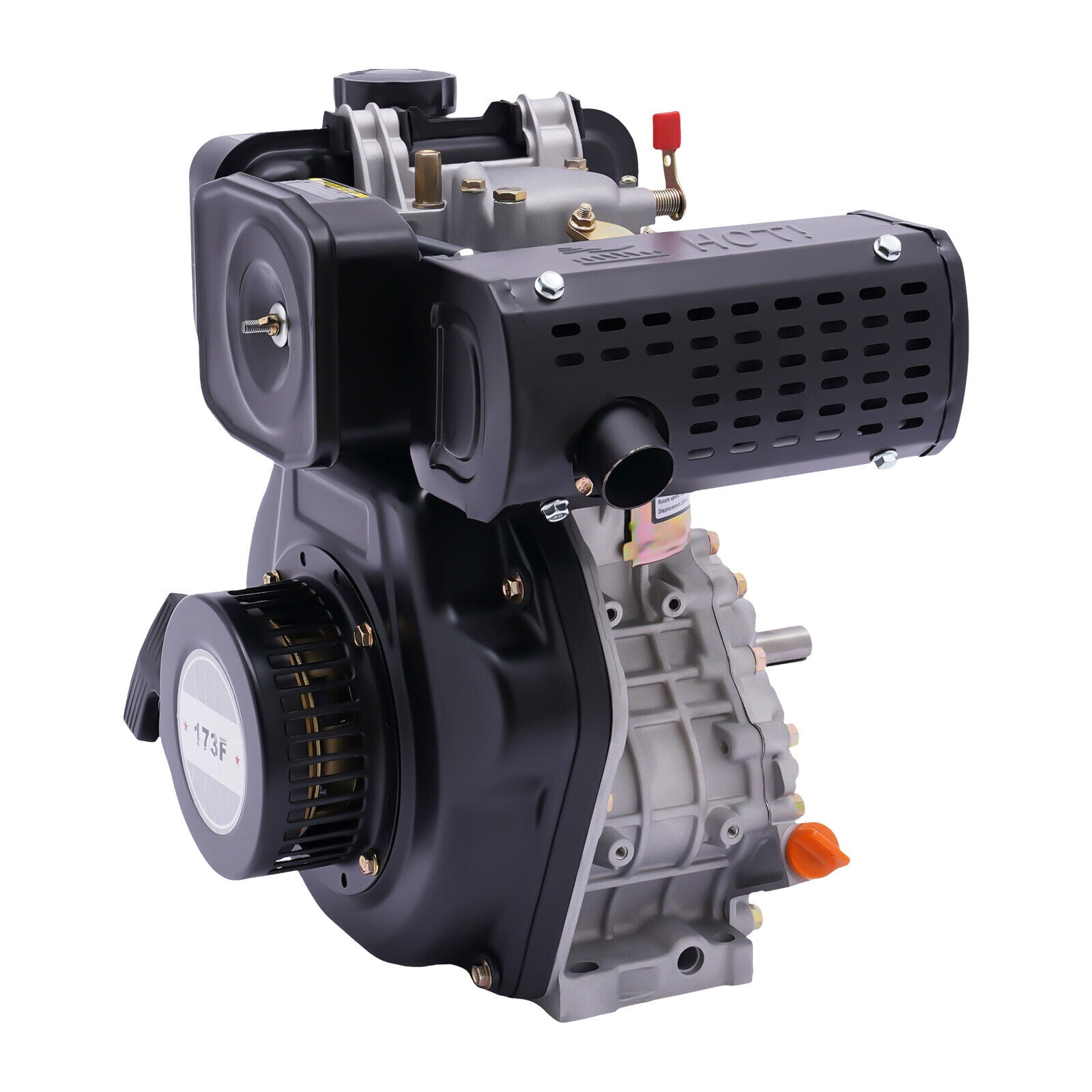 4 Stroke Air-Cooled Diesel Engine Air Cooling Vertical Engine Motor Hand Start Diesel Engine Single Cylinder for Agricultural Machinery