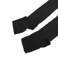 thumbnail image 4 of Bas de Compression en Nylon Design à Fermeture Éclair Favorisent la Circulation Sanguine Bas de Compression à Bout Ouvert Noir L/TG, 4 of 5
