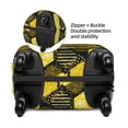 thumbnail image 4 of Balery Luggage Cover Geometric Pattern with Bee Print Suitcase Covers for Luggage Elastic Washable Suitcase Protector Fits 18-32 Inch Luggage-X-Large, 4 of 9