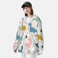 thumbnail image 5 of Easygdp Cute Dinosaurs Lightweight Long Sleeve Sun Shirt Sports long-Sleeved Sun Protective Clothing, Quick Drying Breathable - X-Large, 5 of 9