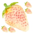 thumbnail image 4 of HONMEET 5Pcs Lifelike Pink Faux Strawberries Plastic Models Ideal for Home Decor and Event Decoration, 4 of 7