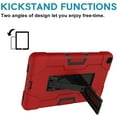 thumbnail image 7 of FIEWESEY for Walmart Onn 8 Pro 8 Inch Tablet Case, Heavy Duty Shockproof Dropproof Hybrid Rugged Armor with Kickstand Full Body Protective Case for Walmart Onn 8 Pro (Model ONA100003561)(Red/Black), 7 of 7