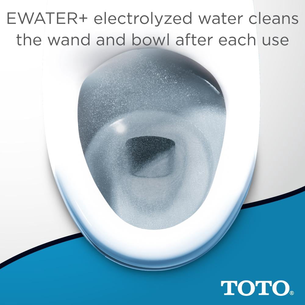 Toto SW3046#12 Washlet S500e Elongated Bidet Toilet Seat with E-water Plus & Contemporary Lid, Sedona Beige