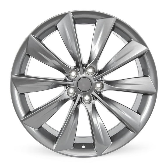 Milesub 21 x 8.5 inch Front Rims for Tesla Model S 2013-2021, 21" Replacement Wheels Rims