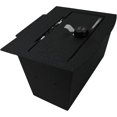 thumbnail image 4 of Black Horse Center Console Safe Black Compatible with 09-10 Dodge Ram 1500|11-18 Ram 1500|09-10 Dodge Ram 2500|11-18 Ram 2500|09-10 Dodge Ram 3500|11-18 Ram 3500|2019 Ram 1500 Classic, 4 of 9